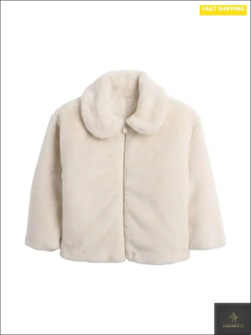 Baby Girl Faux Fur Jacket Warm Winter Coat